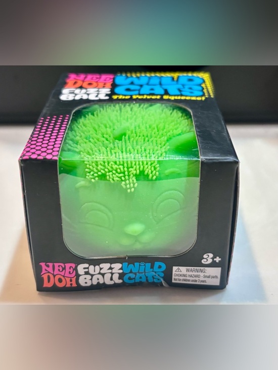 Schylling | Toys | Needoh Fuzzball Wild Cats Brand New Green Wildcat ...